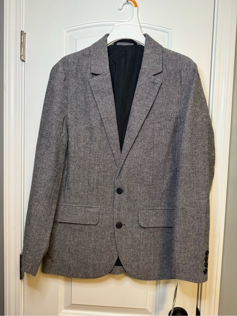 Goodfellow Men's Grey Notch-Lapel Sport Coat